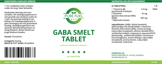 GABA Smelttabletten