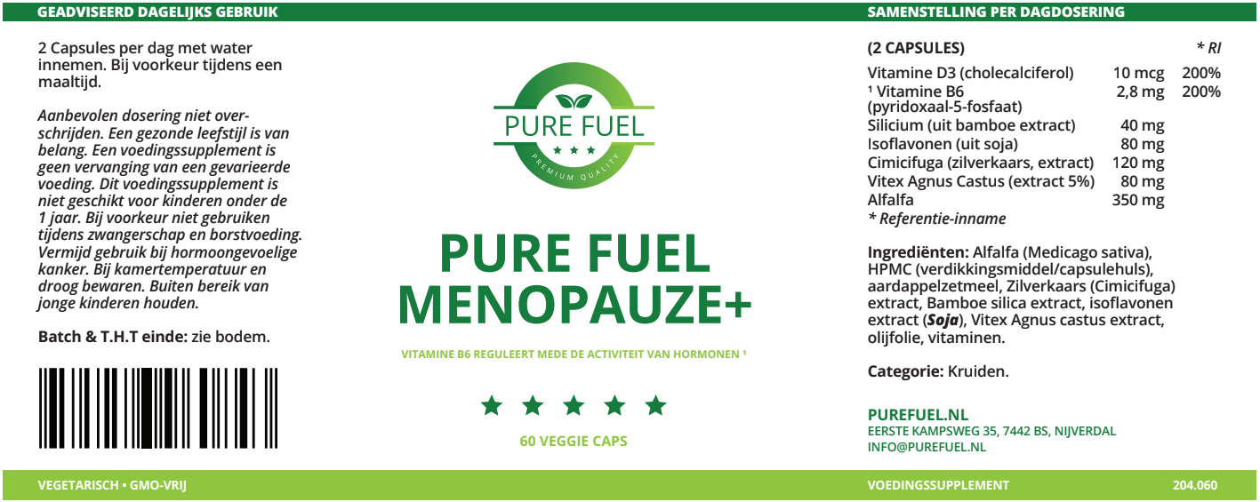 Pure Fuel Menopauze+
