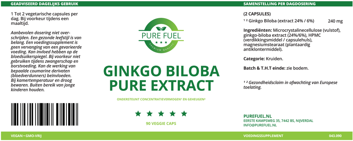 Ginkgo Biloba Pure Extract